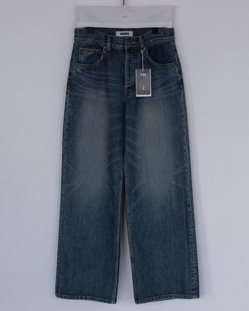 HONG-P東大門代購女裝新品推薦職業26春夏時尚休閑牛仔褲HONG-P牛仔褲