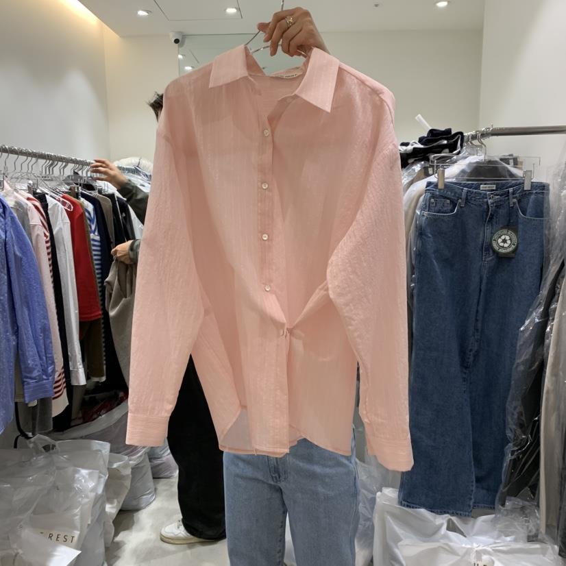 THE REST東大門實拍女士新款時尚推薦人氣真品襯衫蕾絲衫THE REST/UNNOEUD襯衫/蕾絲衫