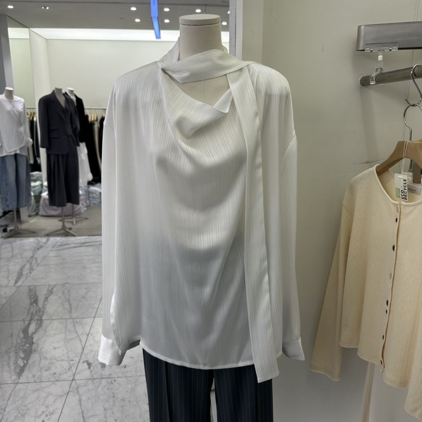 AMON東大門代購女士新款熱賣26春夏職業時尚人氣襯衫蕾絲衫AMON襯衫/蕾絲衫