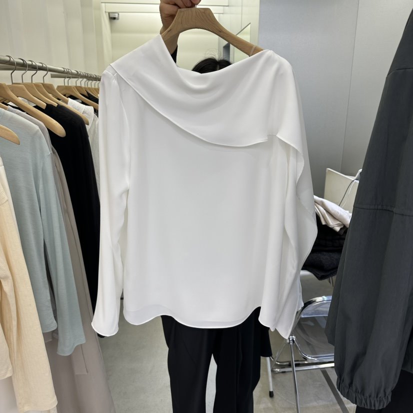 AMON東大門代購女裝新品職業熱賣休閑26春夏真品襯衫蕾絲衫AMON襯衫/蕾絲衫