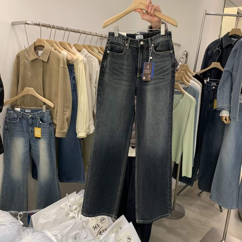 PHILO東大門直郵女士新品推薦休閑26春夏熱賣時尚職業牛仔褲PHILO牛仔褲