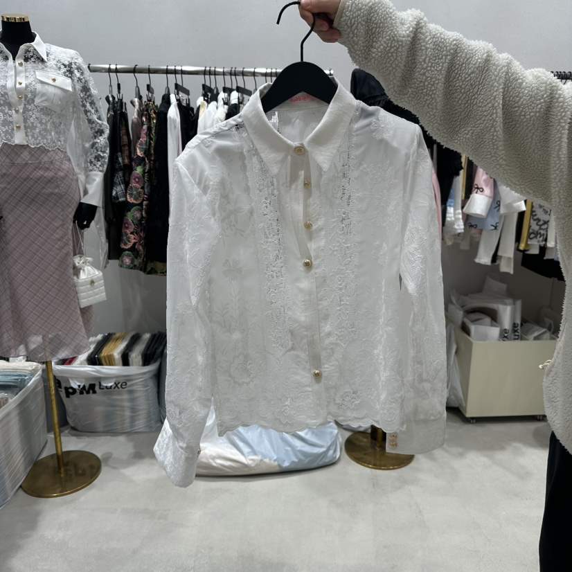 BUBBLE/LOTTIMO韓國代購女裝新品真品職業推薦襯衫蕾絲衫BUBBLE/LOTTIMO襯衫/蕾絲衫