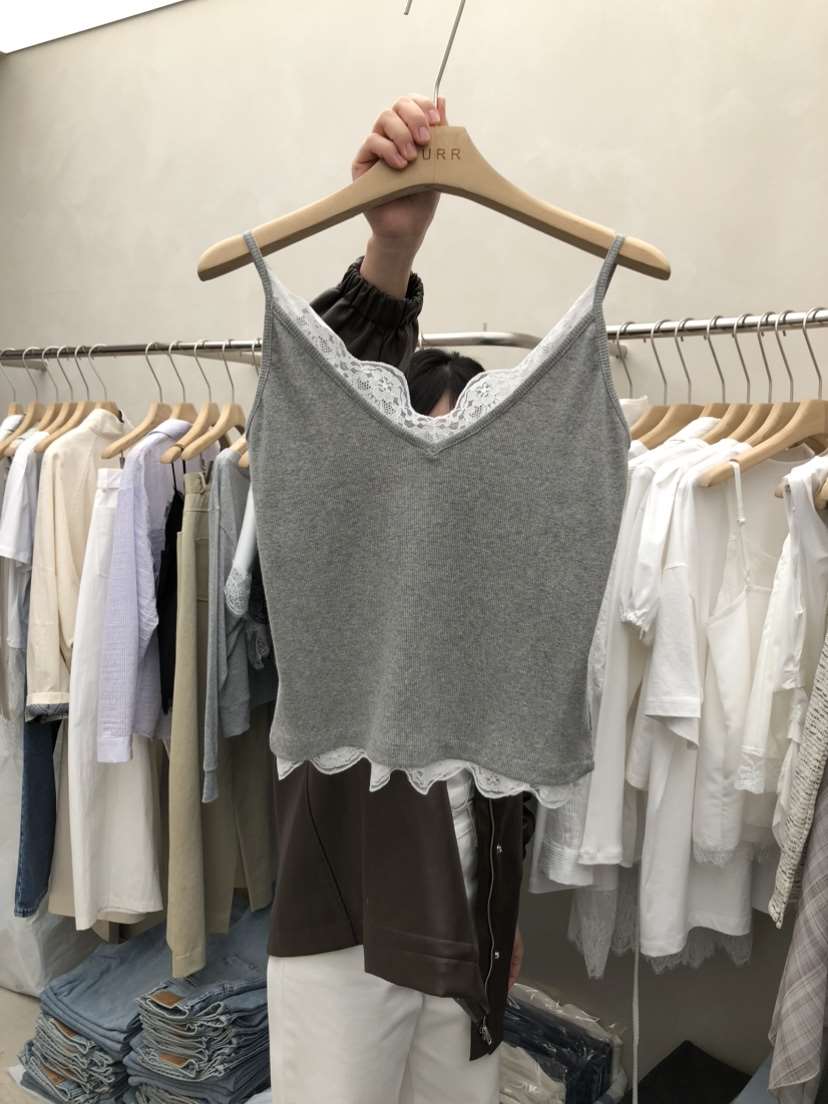 MURR東大門直郵女士新品真品推薦人氣職業休閑吊帶背心蕾絲MURR吊帶/背心