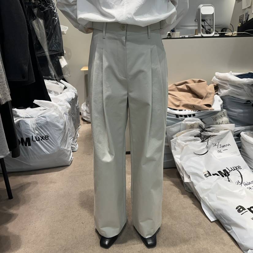 RE STOCK韓國代購女士新品人氣時尚推薦真品職業休閑休閑褲RE STOCK休閑褲