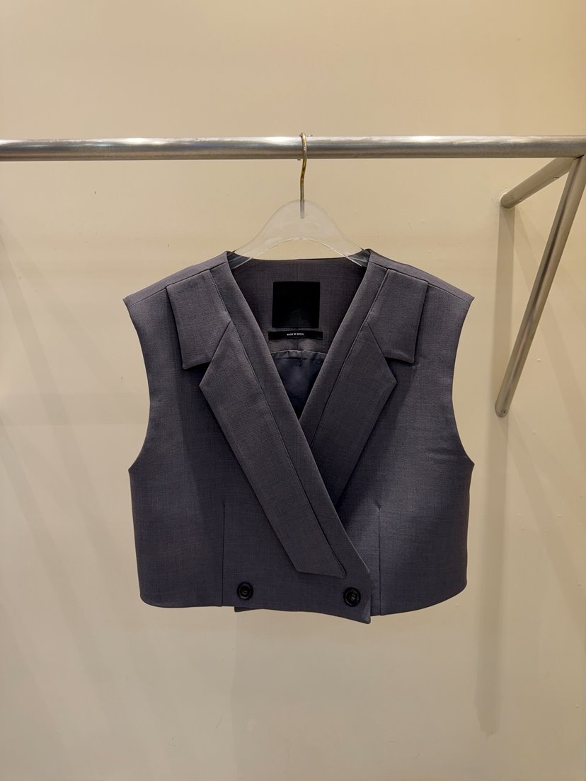 81 MARKET-L韓國代購女裝新款26春夏人氣休閑時尚真品馬甲81 MARKET-L馬甲