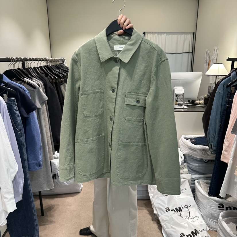 RE STOCK韓國直郵女士新品休閑人氣真品職業時尚26春夏夾克RE STOCK夾克