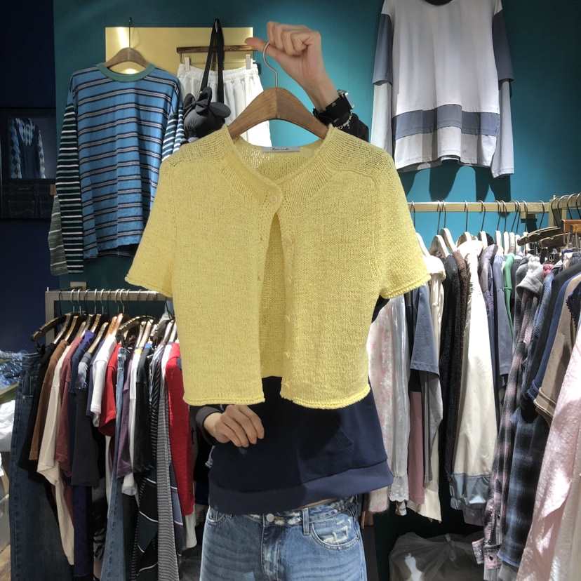 MERCI LINDA東大門代購女裝新品熱賣針織衫不含內搭棉質MERCI LINDA針織衫