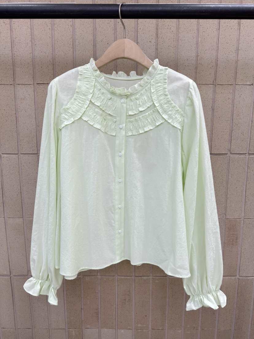 FOSET韓國代購女士新款熱賣人氣推薦26春夏真品襯衫蕾絲衫FOSET襯衫/蕾絲衫