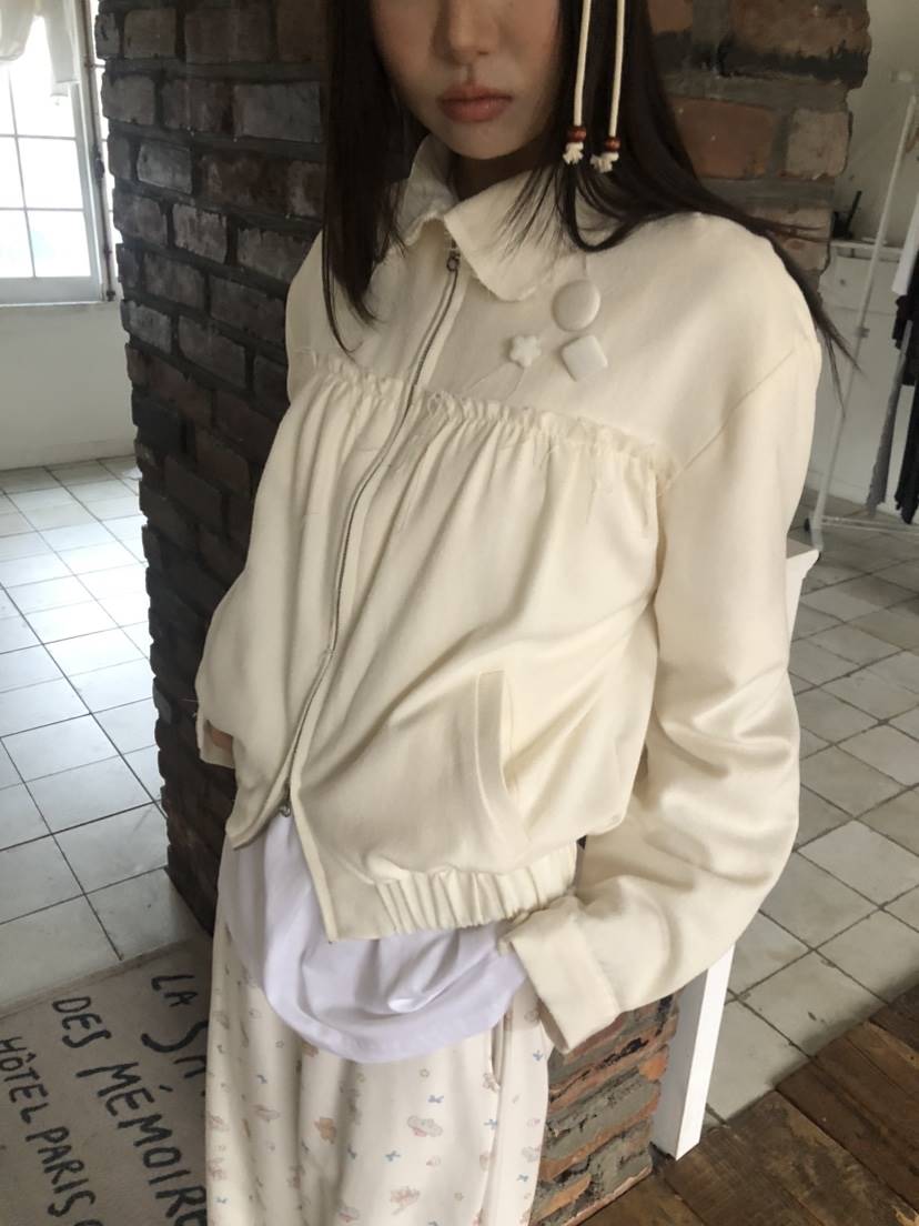 FLASH/I LOVE ME東大門直郵女裝新品推薦夾克粗花呢紐扣FLASH/I LOVE ME夾克