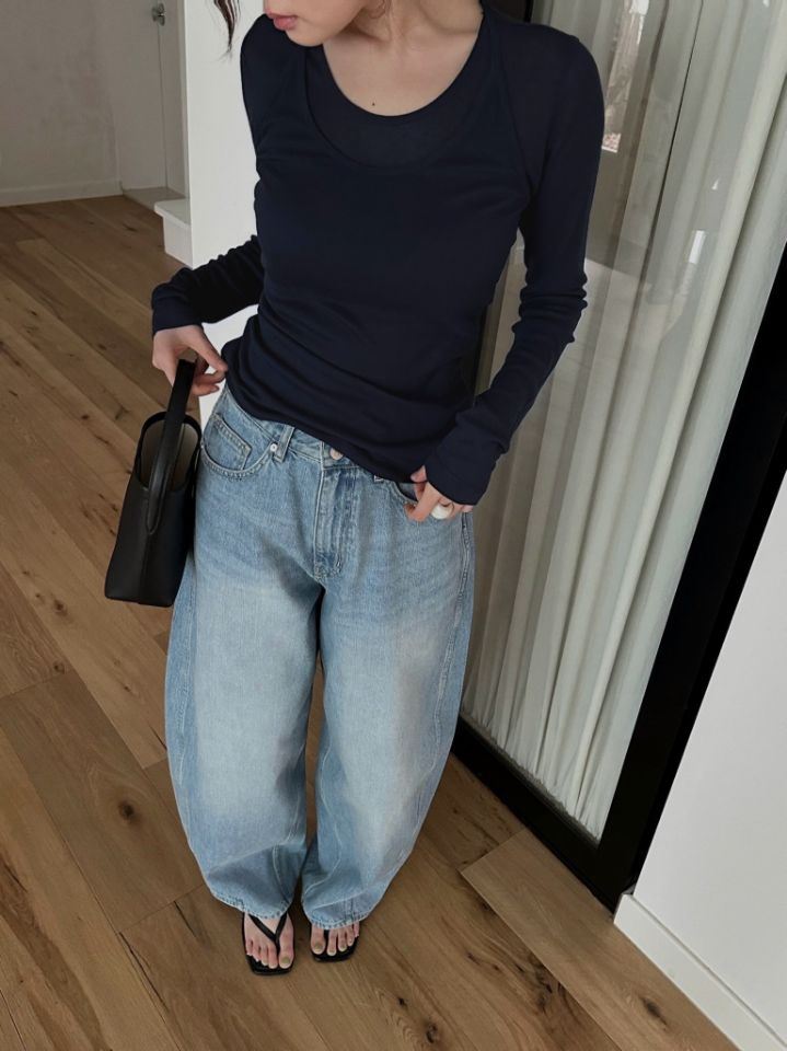 MARE東大門實拍女士新品推薦26春夏熱賣休閑人氣真品長袖T恤MARE長袖T恤