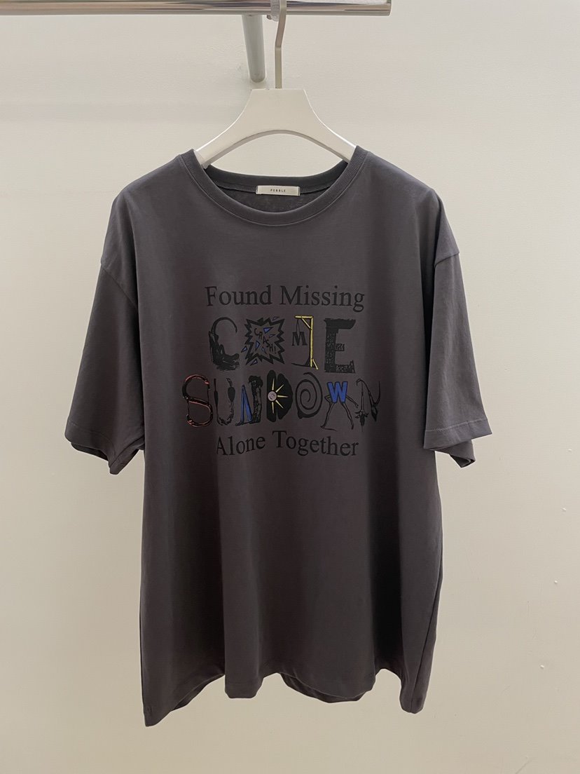 PEBBLE東大門實拍女士新品時尚休閑26春夏職業推薦人氣T恤PEBBLET恤