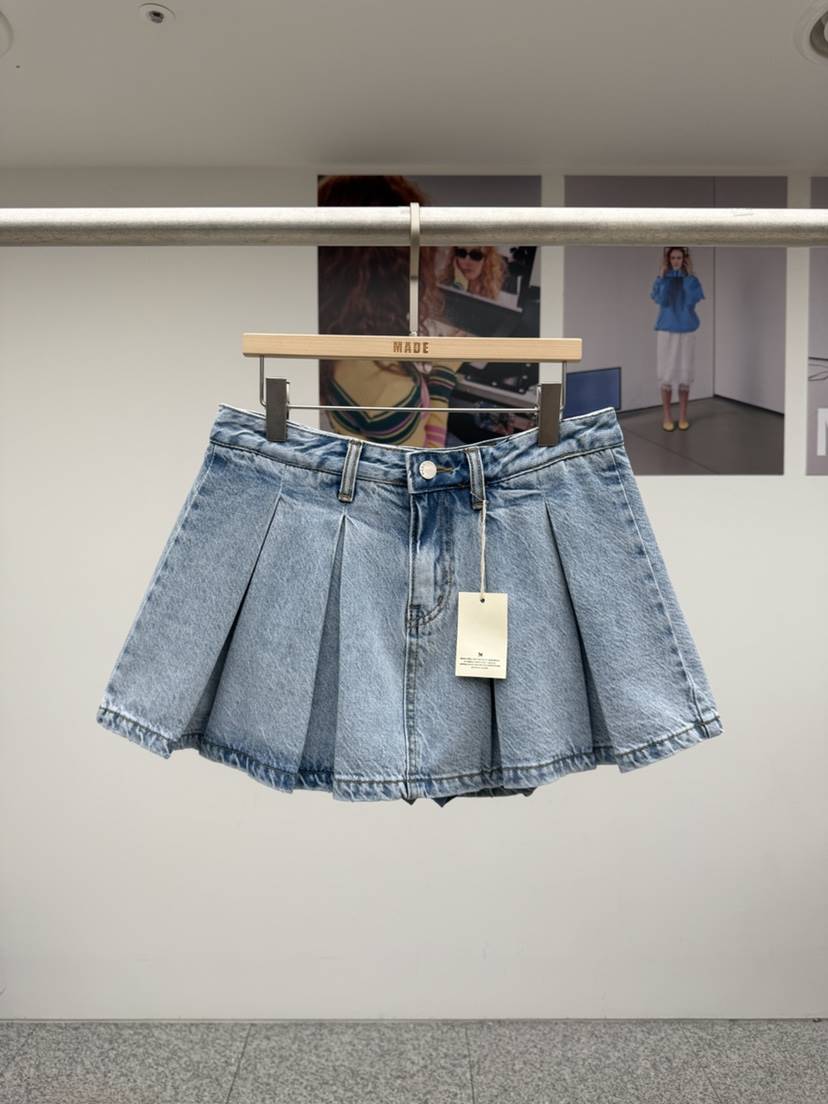 MADE-P東大門實拍女士新品26春夏真品休閑時尚熱賣推薦短裙MADE-P短裙