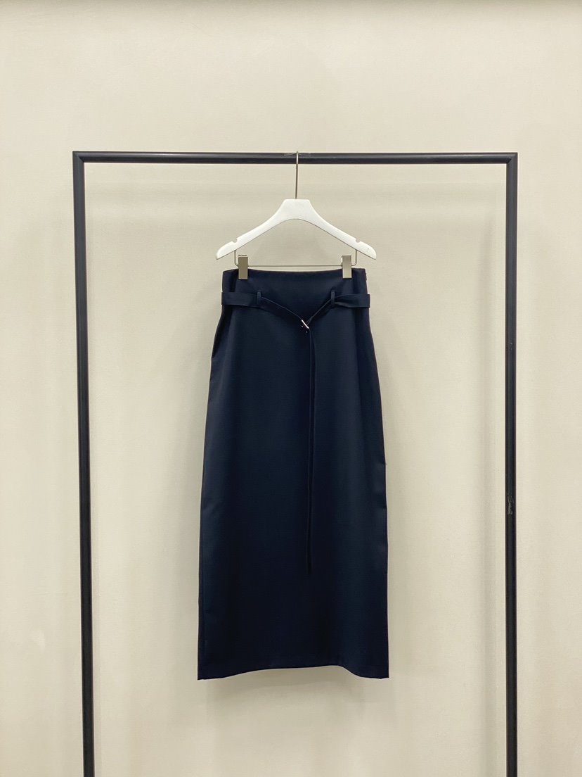 MUCH MORE/JACKPOT東大門直郵女士新款休閑職業長裙含腰帶MUCH MORE/JACKPOT長裙