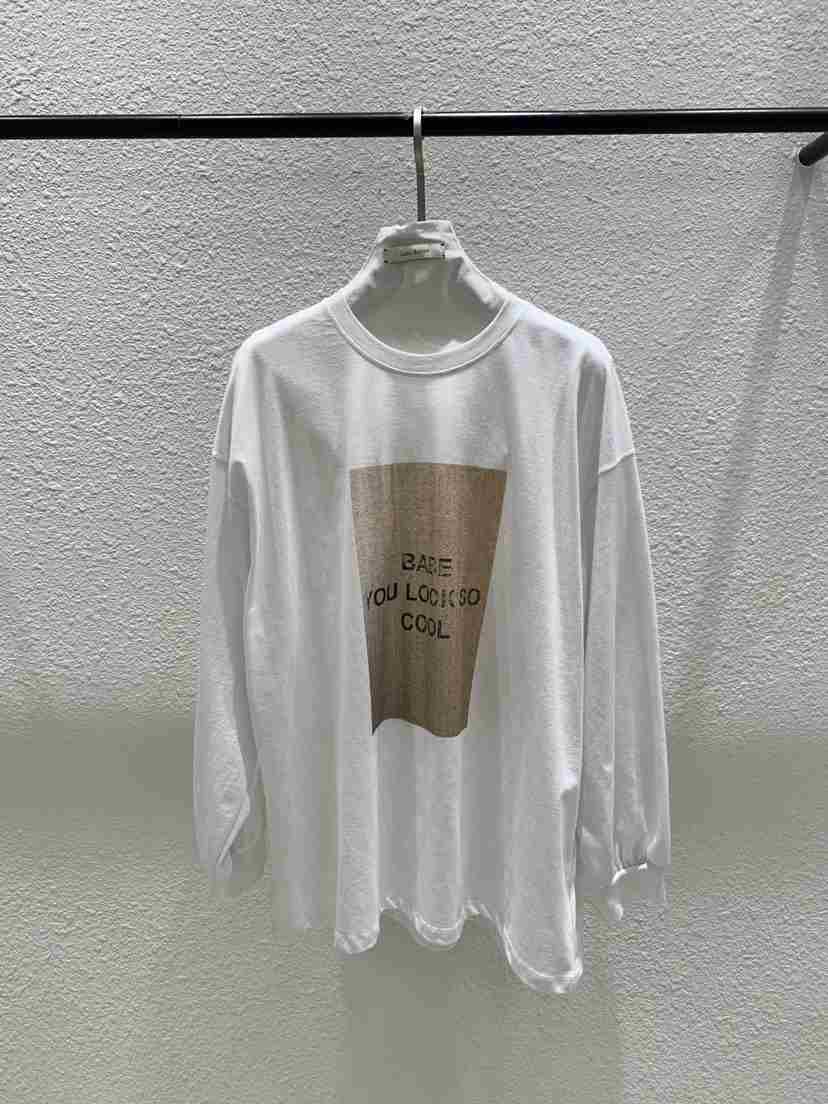 LUCY SALON韓國代購女士新款真品26春夏熱賣休閑長袖T恤LUCY SALON長袖T恤