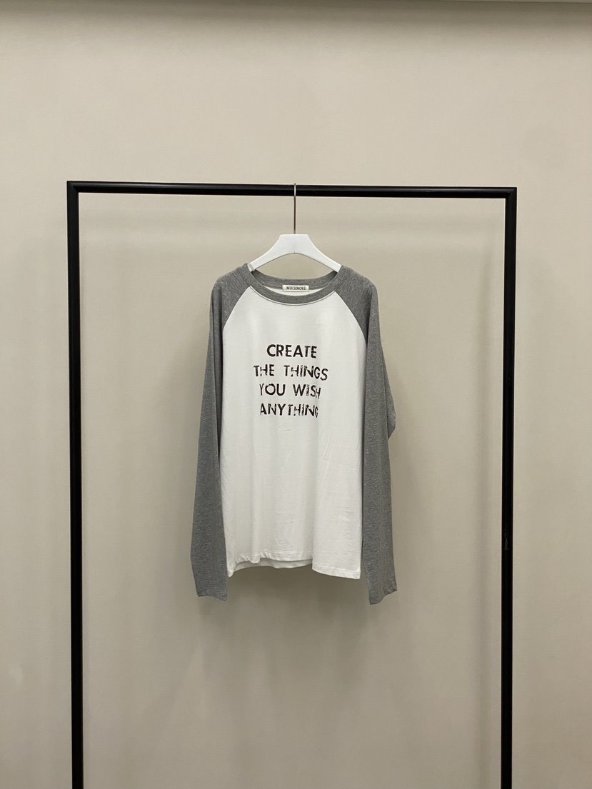 MUCH MORE/JACKPOT東大門代購女士新品休閑人氣長袖T恤MUCH MORE/JACKPOT長袖T恤