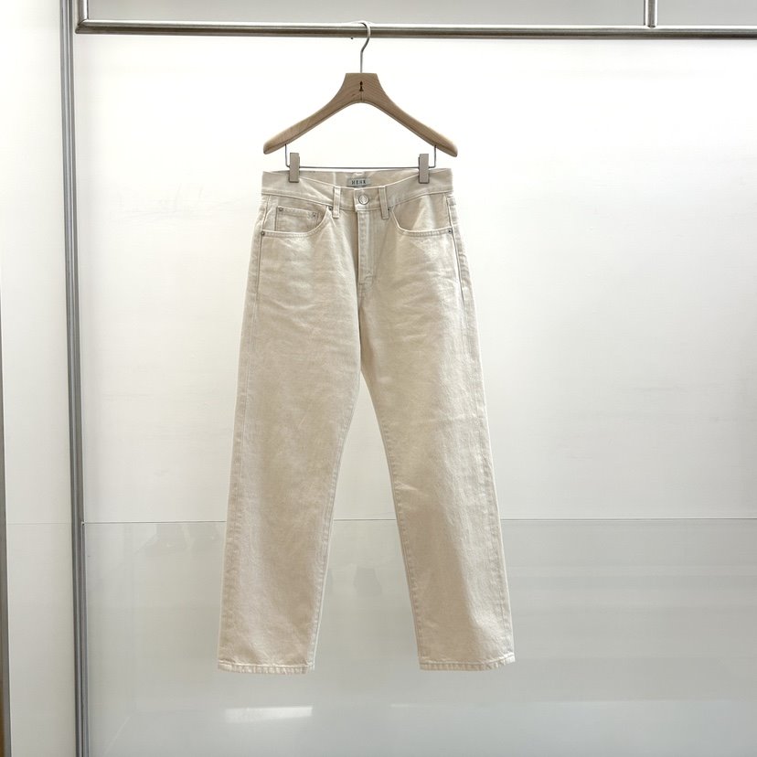 HEHR韓國代購女裝新款休閑推薦26春夏真品休閑褲直筒牛仔hehr-AUTOMNE休閑褲