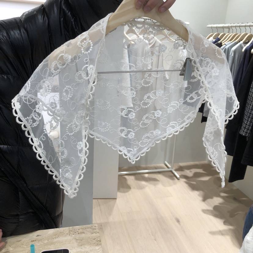 LIFFEY韓國直郵女裝新款時尚人氣26春夏圍巾披肩蕾絲圍巾LIFFEY圍巾/披肩