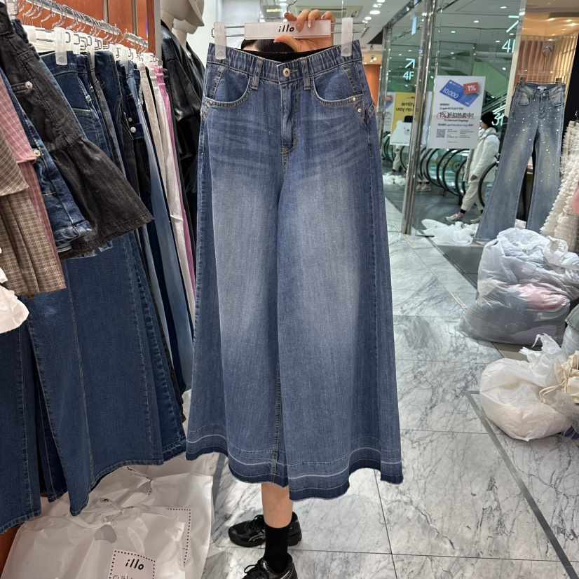 ILLO/MOCI韓國代購女裝新款時尚26春夏休閑熱賣推薦牛仔褲ILLO/MOCI牛仔褲
