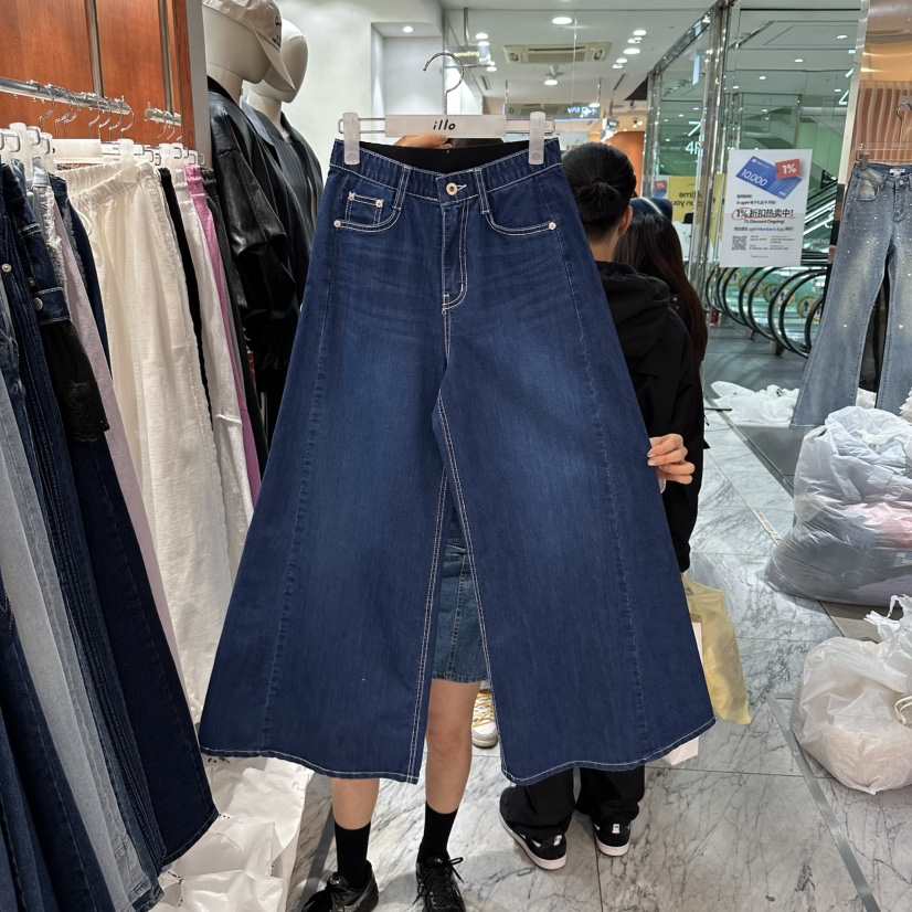 ILLO/MOCI東大門實拍女士新款休閑熱賣真品時尚26春夏牛仔褲ILLO/MOCI牛仔褲