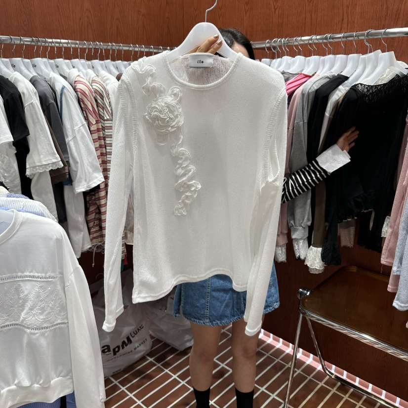 ILLO/MOCI東大門代購女士新品熱賣休閑時尚人氣真品長袖T恤ILLO/MOCI長袖T恤