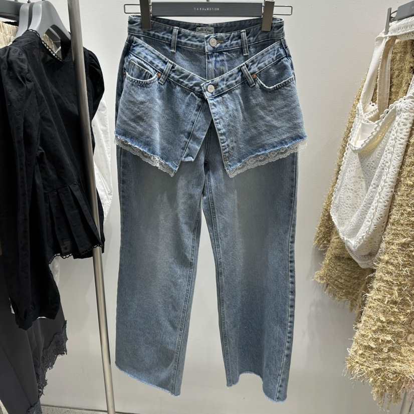 TARABY MOTION東大門代購女裝新款真品職業休閑裙褲蕾絲TARABY MOTION裙褲