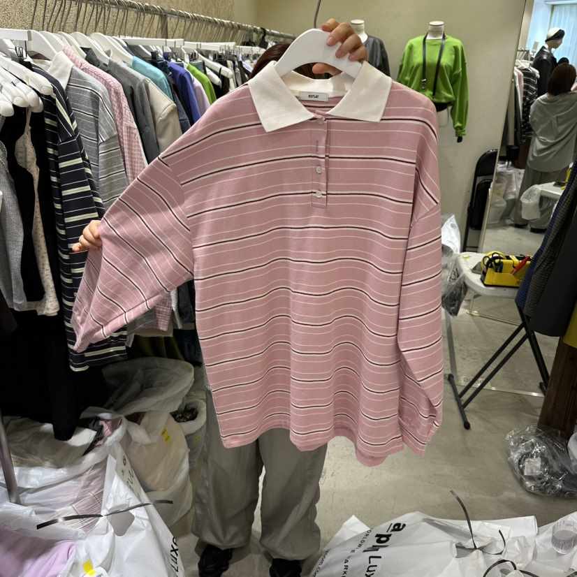 REFLAT韓國直郵女士新品休閑26春夏熱賣推薦職業時尚長袖T恤REFLAT長袖T恤