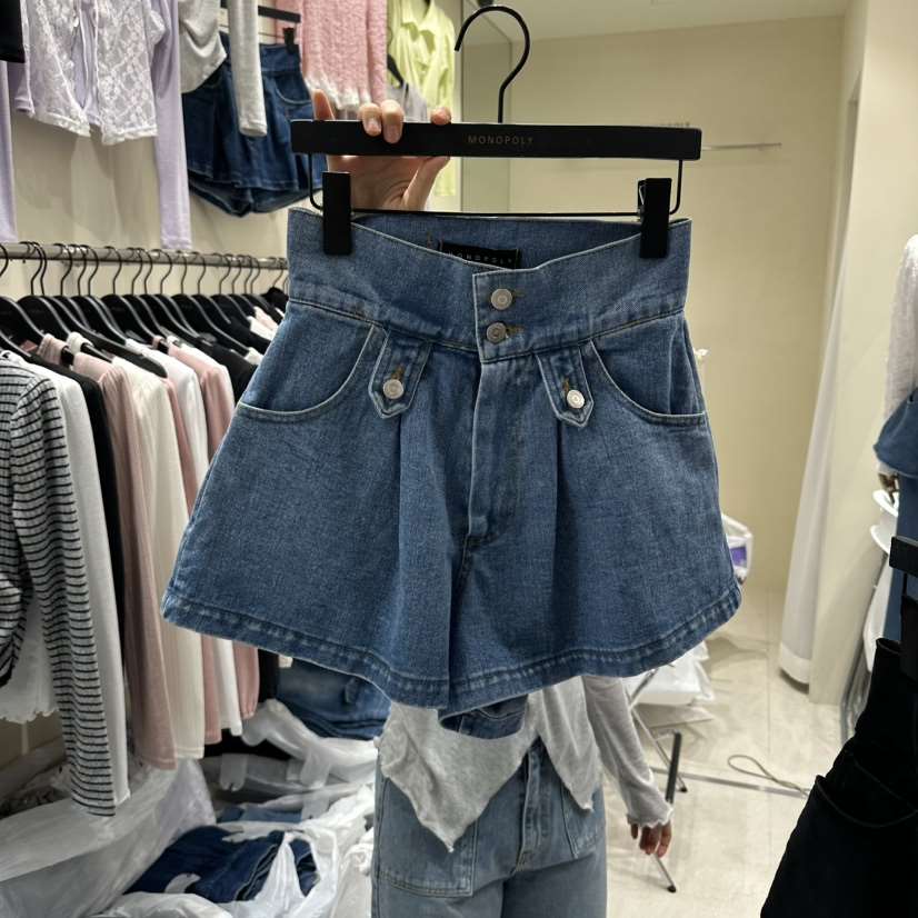 MONOPOLY東大門實拍女裝新款人氣熱賣職業時尚26春夏短褲MONO_POLY短褲