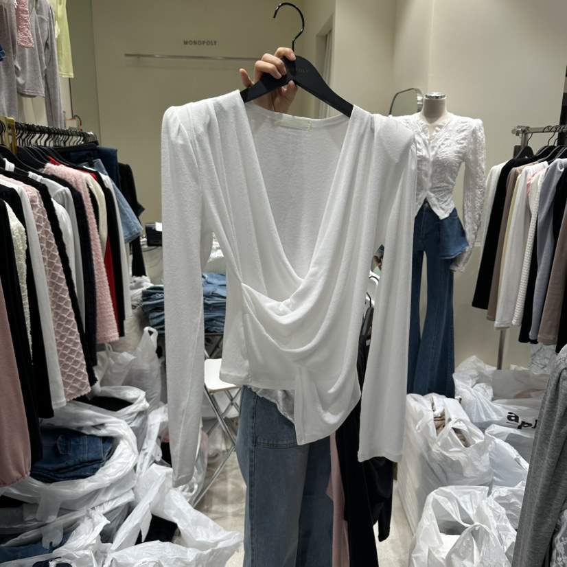 MONOPOLY東大門代購女士新款人氣熱賣推薦26春夏真品長袖T恤MONO_POLY長袖T恤