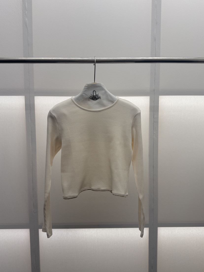 MILUI東大門實拍女裝新品推薦職業熱賣人氣26春夏長袖T恤MILUI長袖T恤