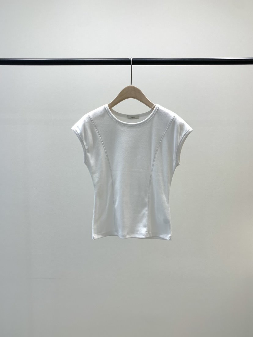 KNOCK韓國代購女裝新款休閑真品時尚推薦職業26春夏熱賣T恤KNOCKT恤