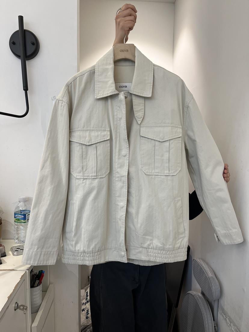 OUVIR東大門直郵女士新品熱賣真品人氣時尚休閑夾克人字紋O.V.R/OUVIR夾克