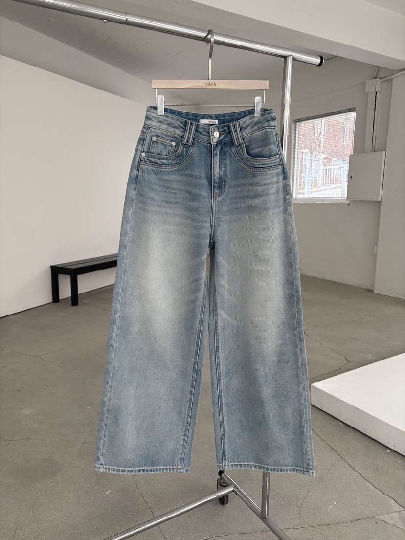 Verbena東大門實拍女士新款時尚休閑職業人氣推薦26春夏牛仔褲Verbena牛仔褲