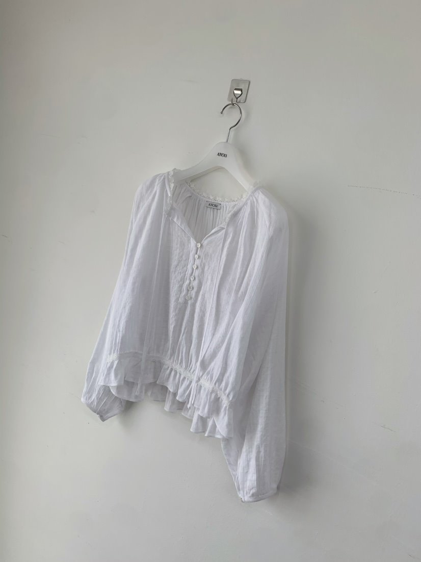 ANOU東大門實拍女裝新款推薦職業時尚人氣休閑襯衫蕾絲衫ANOU襯衫/蕾絲衫