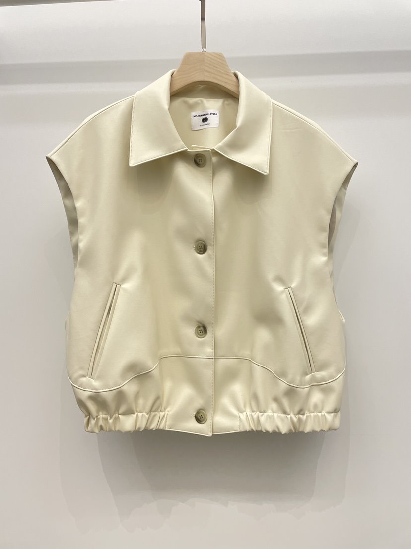 NYLON東大門實拍女裝新品熱賣休閑人氣職業時尚26春季馬甲柔軟NYLON馬甲