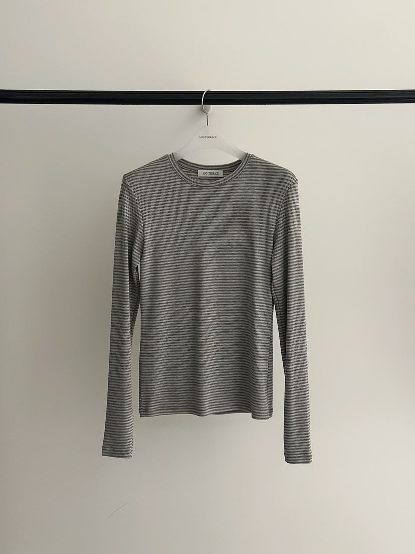 ANDTERRACE東大門直郵女裝新款時尚人氣職業推薦休閑長袖T恤ANDTERRACE長袖T恤