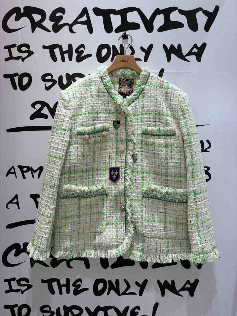 2ND K東大門代購女裝新品時尚人氣職業休閑推薦夾克流蘇2ND K夾克