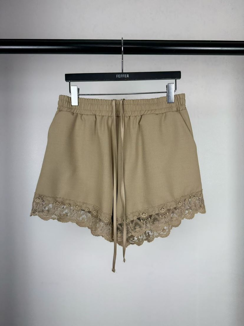 FEFFER韓國代購女裝新款26春季人氣職業推薦時尚短褲蕾絲FEFFER短褲