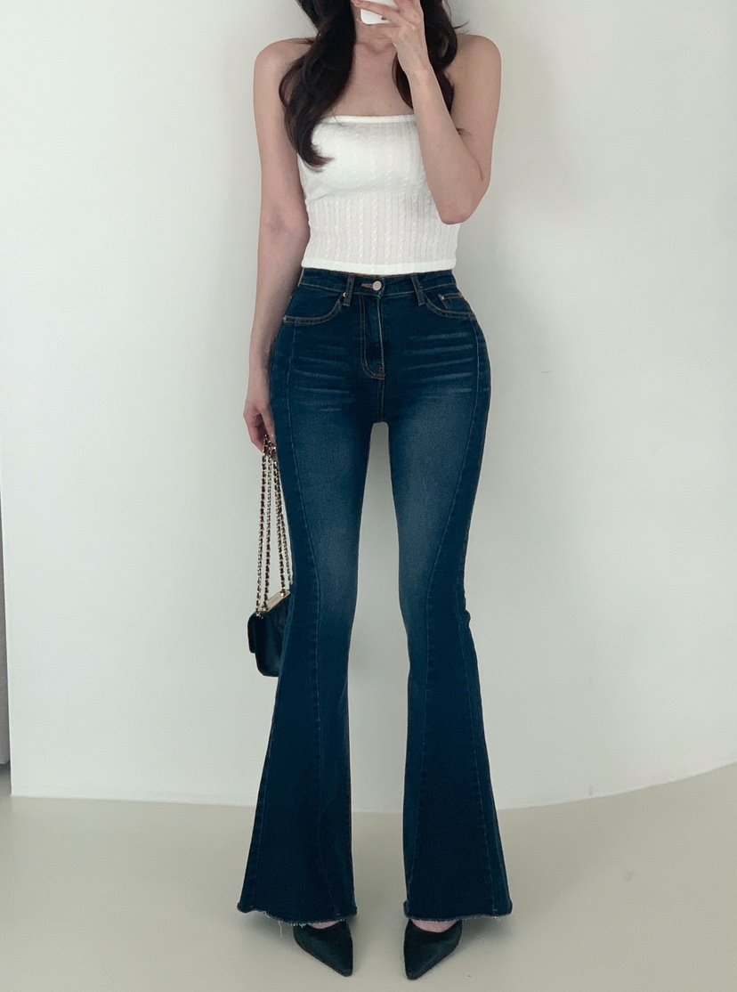 OLIVE TrEE東大門直郵女裝新品熱賣休閑推薦人氣26春季牛仔褲OLIVE TrEE牛仔褲