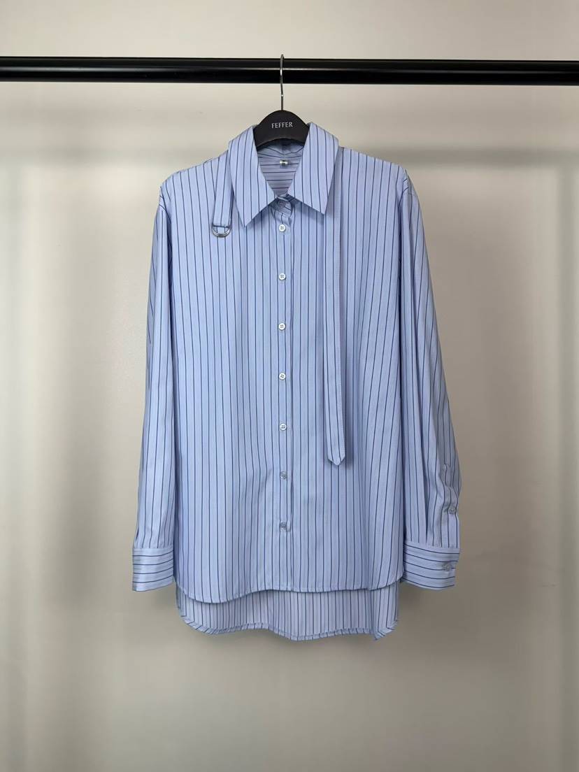 FEFFER東大門實拍女士新款休閑人氣推薦襯衫蕾絲衫含腰帶FEFFER襯衫/蕾絲衫