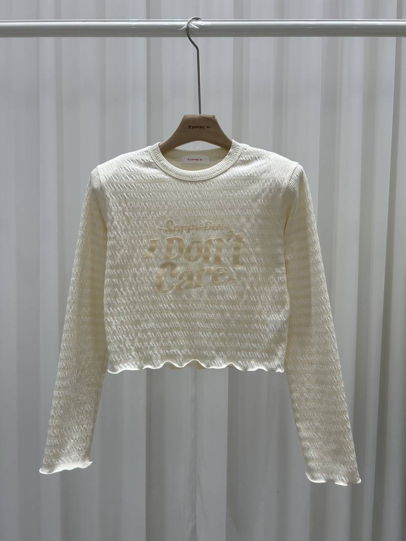 IF YOU SAY SO/PLUM-Q東大門直郵女士新品人氣長袖T恤IF YOU SAY SO/PLUM-Q長袖T恤