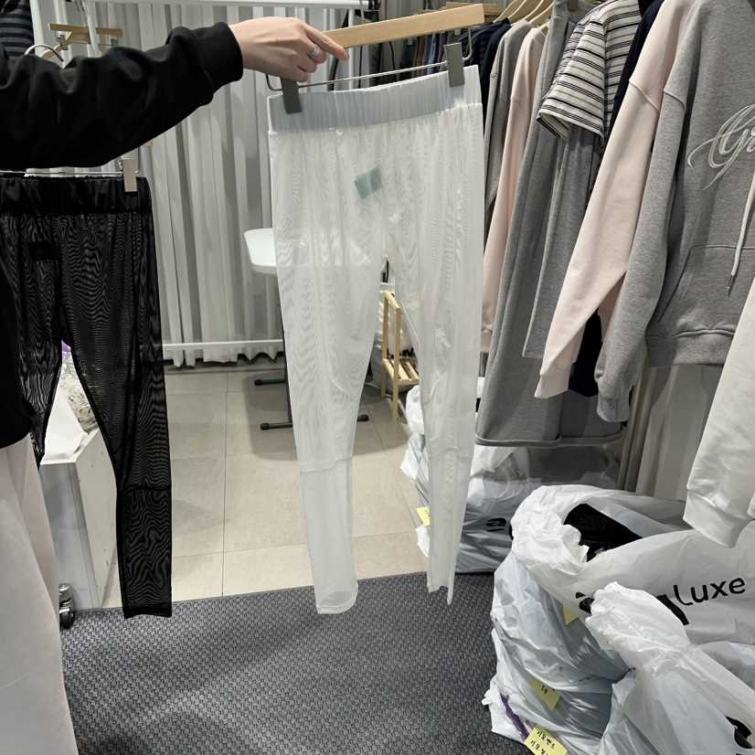 THE LOT東大門實拍女士新款26春季職業休閑褲緊身褲漁網THE LOT/	LOT休閑褲