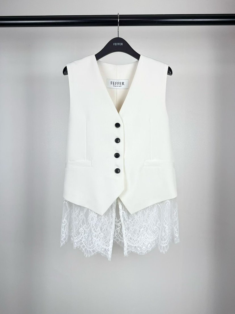 FEFFER東大門代購女士新品休閑推薦人氣26春季時尚職業馬甲FEFFER馬甲