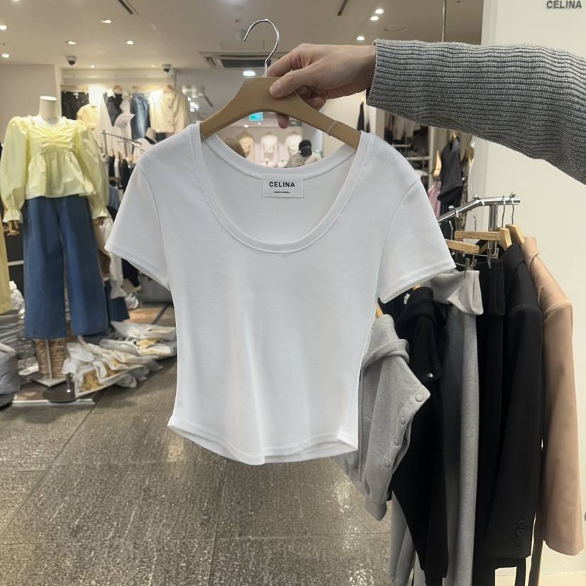 CELINA韓國直郵女士新品26春夏職業人氣時尚真品熱賣休閑T恤CELI_NAT恤