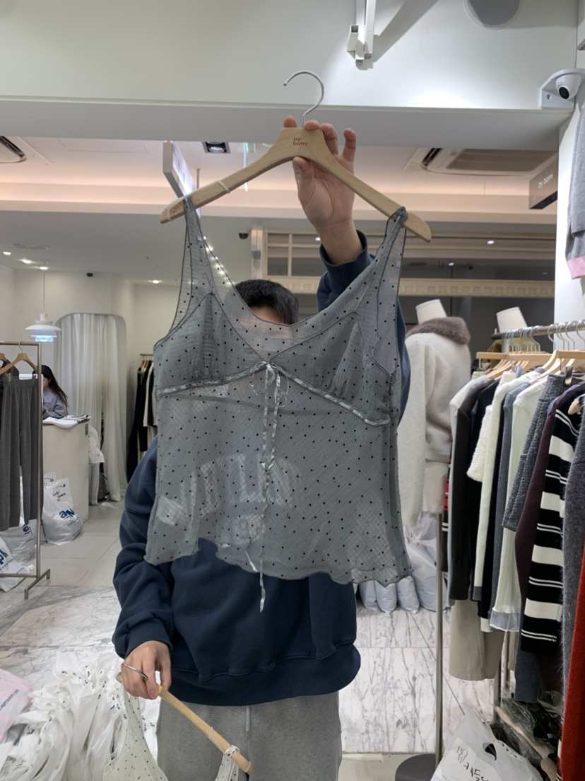 BY BOMI東大門代購女裝新品推薦26春夏職業休閑吊帶背心BY BOMI吊帶/背心