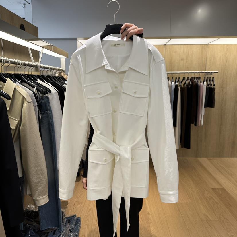 LEFANCY東大門實拍女裝新款時尚人氣26春夏推薦夾克含腰帶LEFANCY夾克