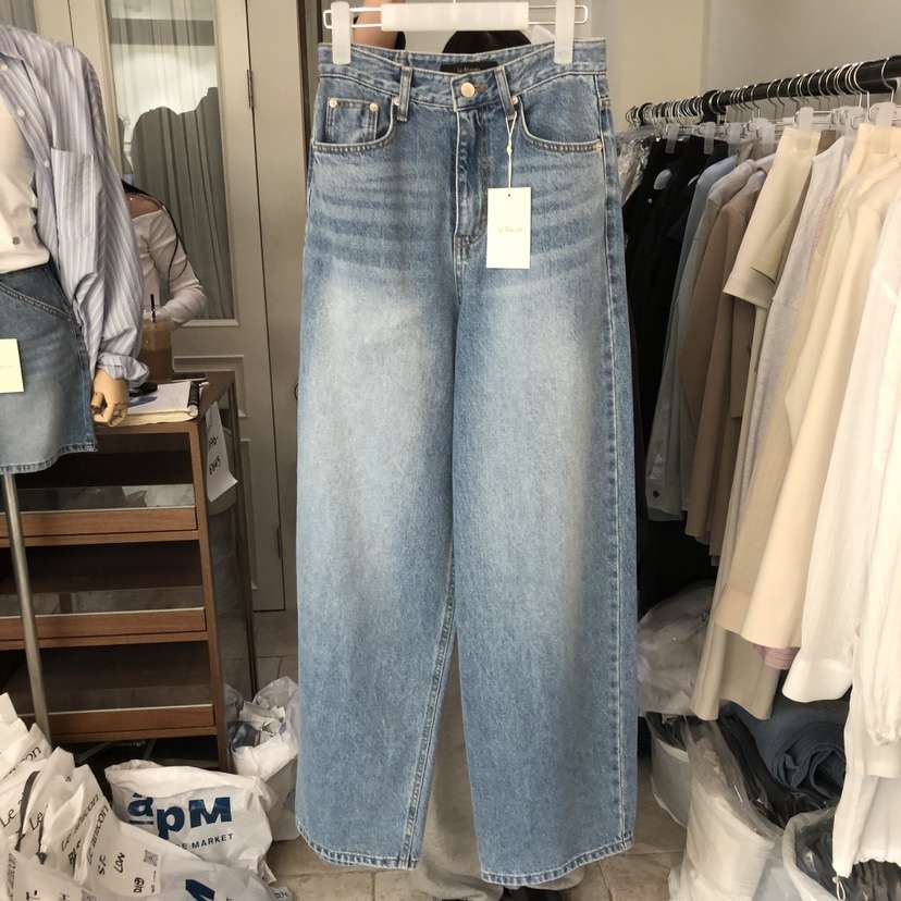 LE AHICON韓國直郵女士新款熱賣休閑26春夏真品職業牛仔褲Le Ahicon牛仔褲