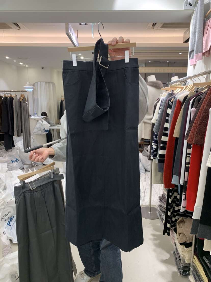 BY BOMI東大門直郵女士新款熱賣真品26春夏推薦長裙口袋BY BOMI長裙