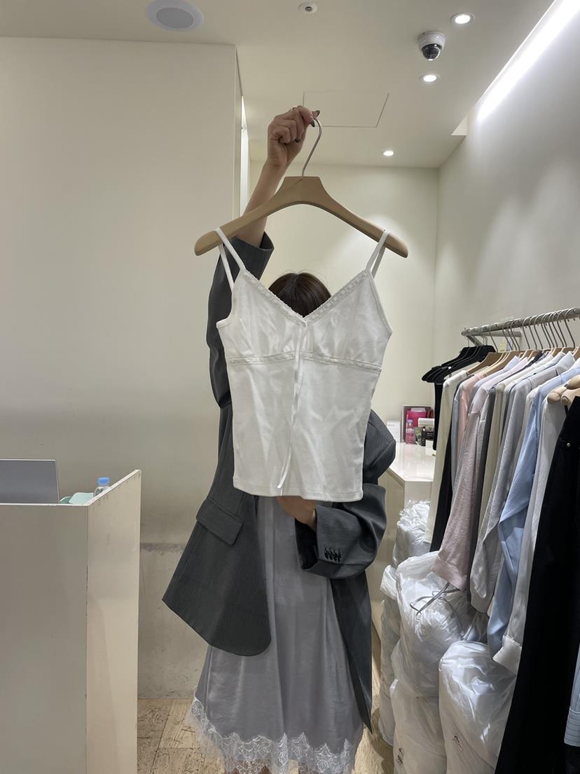 FLOWER-L東大門代購女士新品職業26春夏推薦休閑吊帶背心FLOWER-L吊帶/背心