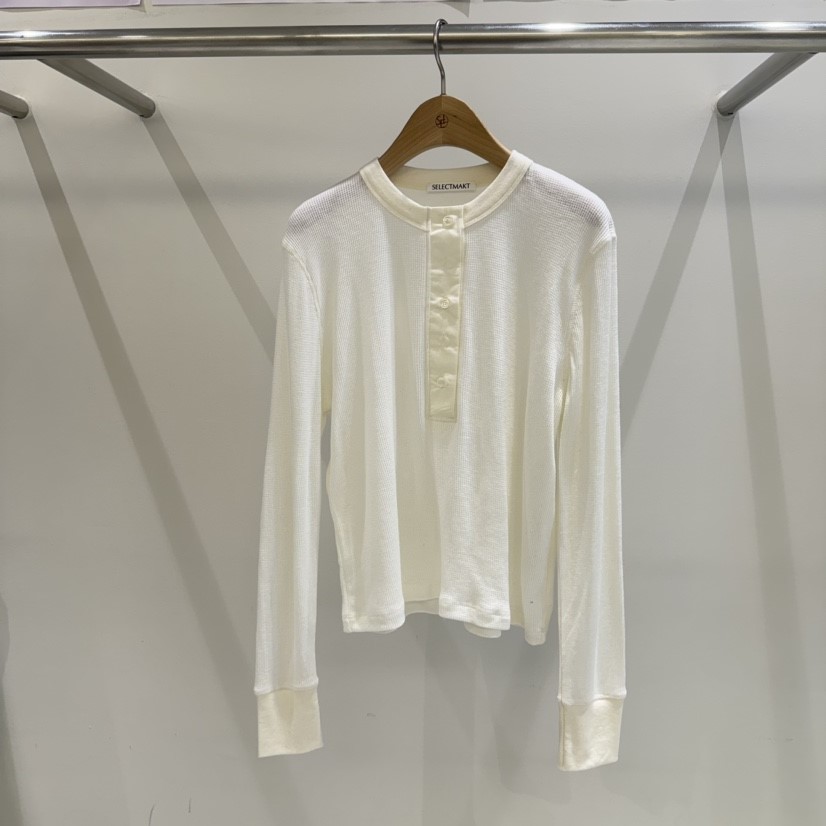 SELECT MARKET東大門直郵女士新款熱賣休閑26春夏長袖T恤SELECT MARKET長袖T恤