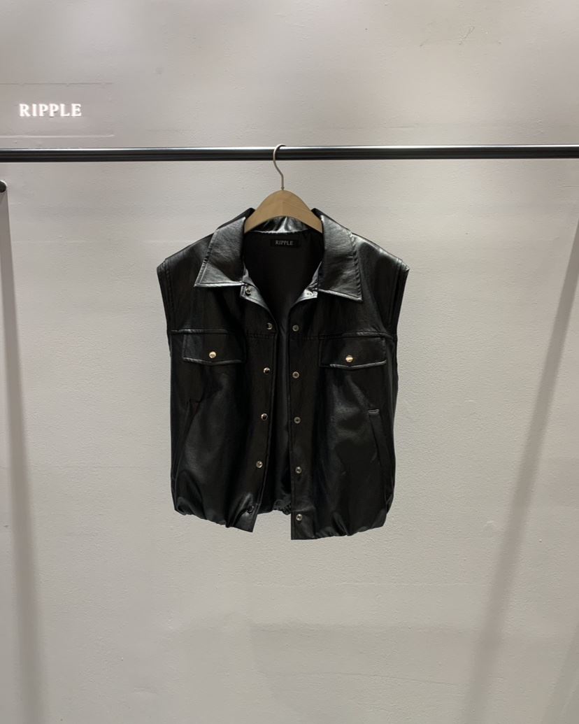 RIPPLE-P韓國直郵女士新品時尚熱賣職業真品休閑推薦馬甲RIPPLE-P馬甲